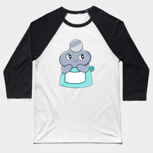 Light Blue Pebble Baseball T-Shirt